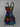 Gothic Colorful Mushroom Flower Print Lace Up A Line Dress