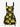 Gothic Duck Moon Star Bat Print Lace Up A Line Dress