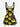 Gothic Duck Moon Star Bat Print Lace Up A Line Dress