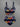 Gothic Skull Star Print Lace Up Tankini Swimsuit (Adjustable Shoulder Strap)
