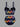 Gothic Skull Star Print Lace Up Tankini Swimsuit (Adjustable Shoulder Strap)