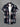 Gothic Plus Size Skull Crow Moon Planet Flower Galaxy Print Button Pocket Shirt For Men