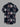 Gothic Plus Size Skull Crow Moon Planet Flower Galaxy Print Button Pocket Shirt For Men