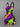 Gothic Colorful Fire Flame Print Lace Up A Line Dress