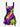 Gothic Colorful Fire Flame Print Lace Up A Line Dress