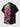 Gothic Plus Size Colorful Fire Flame Octopus Print Button Pocket Shirt For Men