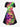 Gothic Plus Size Skull Mushroom Fire Flame Print Cinched A Line Dress