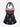 Gothic Skull Crow Moon Print Twist Halter Cinched Boyleg Tankini Swimsuit