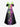 Gothic Plus Size Skull Mushroom Drip Print Cold Shoulder Crisscross Strappy A Line Maxi Dress