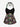 Gothic Skull Mushroom Fire Flame Print Twist Halter Cinched Boyleg Tankini Swimsuit