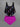Gothic Plus Size Galaxy Cat Star Print Ruched Tankini Swimsuit