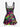 Gothic Skull Fireflame Mushroom Print Lace Up Tank Dress