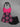 Gothic Skull Watermelon Fan Bat Print Twist Halter Cinched Boyleg Tankini Swimsuit