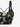 Gothic Colorful Rainbow Ombre Skull Spider Web Print Lace Up Tankini Swimsuit (Adjustable Shoulder Strap)