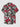 Gothic Plus Size Skull Tropical Leaf Hibiscus Flower Print Button Pocket Shirt For Men