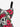 Gothic Plus Size Skull Tropical Leaf Hibiscus Flower Print A Line Dress