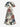 Gothic Plus Size Skull Patriotic American Flag Fireworks Print Split Pocket A Line Midi Dress