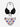 Gothic Skull Stars Print Halter Backless Bikini Set