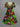Gothic Plus Size Cannibal Plant Mushroom Print Cinched A Line Dress
