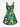 Gothic Plus Size Alien UFO Print Crisscross Strappy A Line Cami Dress