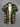 Gothic Plus Size Painting Splatter Cannibal Plant Print Button Pocket Shirt For Men