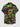 Gothic Plus Size Painting Splatter Cannibal Plant Print Button Pocket Shirt For Men