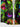 Gothic Plus Size Painting Splatter Cannibal Plant Print Button Pocket Shirt For Men