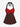 Gothic Piranha Fish Moon Star Print Twist Halter Cinched Boyleg Tankini Swimsuit