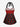 Gothic Piranha Fish Moon Star Print Twist Halter Cinched Boyleg Tankini Swimsuit