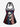 Gothic Skull Patriotic American Flag Bat Moon Stars Print Twist Halter Cinched Boyleg Tankini Swimsuit