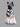 Gothic Plus Size Skull Patriotic American Flag Bat Print Cold Shoulder Crisscross A Line Maxi Dress