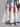 Gothic Plus Size Skull Patriotic American Flag Bat Print Cold Shoulder Crisscross A Line Maxi Dress