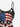 Gothic Plus Size Skull Patriotic American Flag Bat Moon Star Print High Low Asymmetric Dress