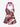 Gothic Skull Hibiscus Flower Leaf Branch Print Twist Halter Cinched Boyleg Tankini Swimsuit