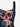 Gothic Skull Patriotic American Flag Hibiscus Flower Print Lace Up A Line Dress