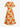 Gothic Plus Size Scorpion Moon Star Print Split Pocket A Line Midi Dress
