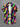 Gothic Plus Size Colorful Fire Flame Print Button Pocket Shirt For Men