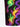 Gothic Plus Size Colorful Fire Flame Print Dress