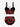 Gothic Skull Bat Moon Star Print Lace Up Tankini Swimsuit (Adjustable Shoulder Strap)