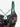 Gothic Hibiscus Flower Tropical Leaf Skeleton Hand Print Lace Up Tankini Swimsuit (Adjustable Shoulder Strap)