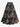 Gothic Plus Size Hibiscus Flower Tropical Leaf Skeleton Hand Print Split A Line Skirt