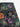 Gothic Plus Size Hibiscus Flower Tropical Leaf Skeleton Hand Print Split A Line Skirt