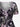 Gothic Plus Size Skull Flower Plant Print Cinched A Line Dress