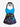 Gothic Skull Fish Octopus Moon Bubble Print Twist Halter Cinched Boyleg Tankini Swimsuit