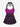 Gothic Leopard Skull Print Twist Halter Cinched Boyleg Tankini Swimsuit