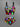Gothic Skull Ice Cream Moon Print Lace Up Tankini Swimsuit (Adjustable Shoulder Strap)