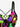 Gothic Skull Ice Cream Moon Print Lace Up Tankini Swimsuit (Adjustable Shoulder Strap)