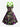 Gothic Funny Skull Moon Skeleton Print Halter Crisscross A Line Dress