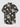 Gothic Plus Size Skull Clock Hourglass Flower Print Button Pocket Shirt For Men