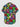Gothic Plus Size Skull Candy Chocolate Print Button Pocket Shirt For Men